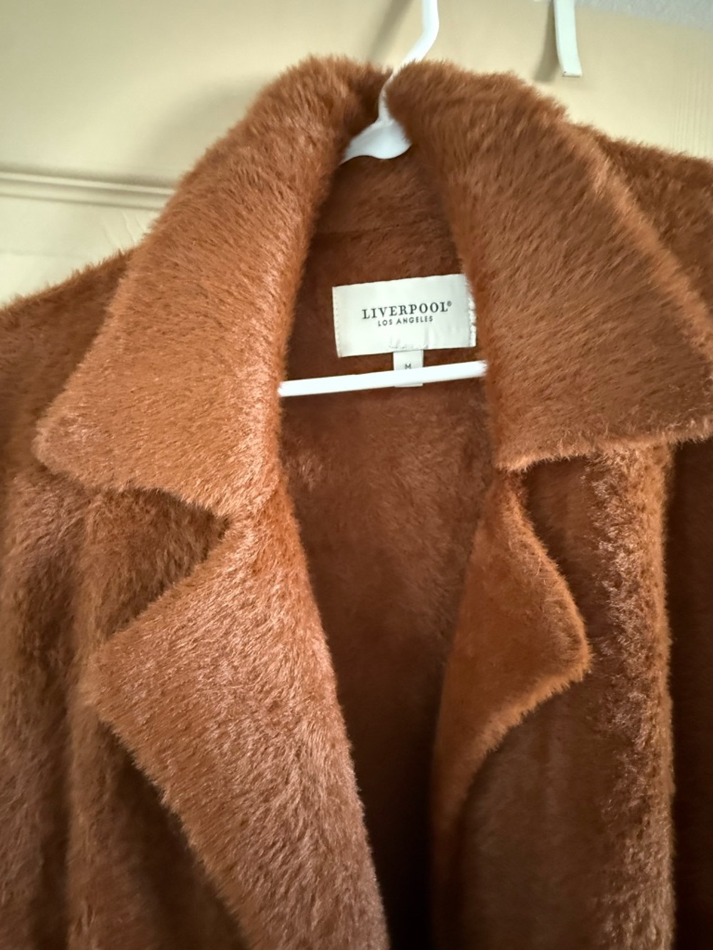 Liverpool Chestnut Brown Teddy Coat